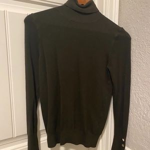 Dark Army Green Turtleneck